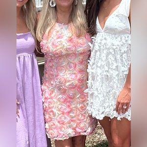 Pastel Rosette Dress